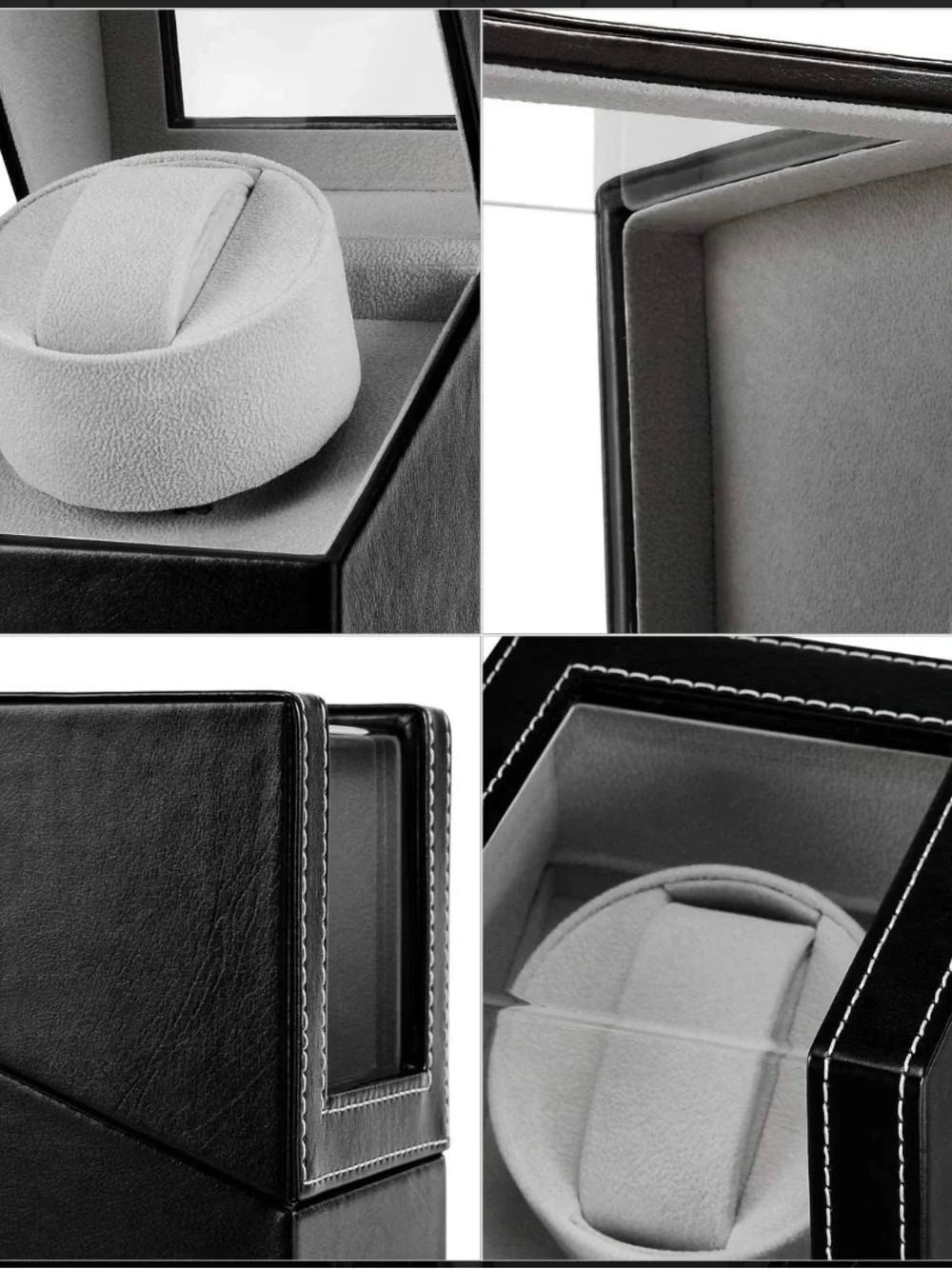 NEW! Elegant Black Watch Winder Storage Case. Keep Your Automatic  Watch Ticking